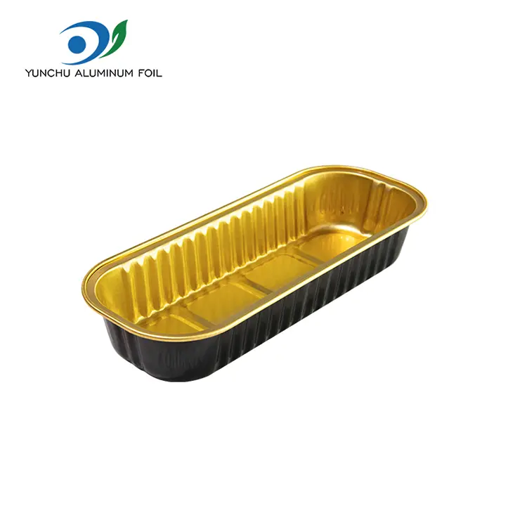 Mga Bakery Packaging Rectangular Aluminum Foil Container