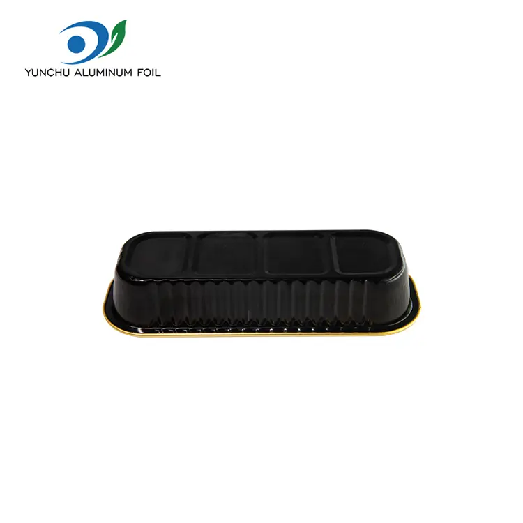 Mga Bakery Packaging Rectangular Aluminum Foil Container