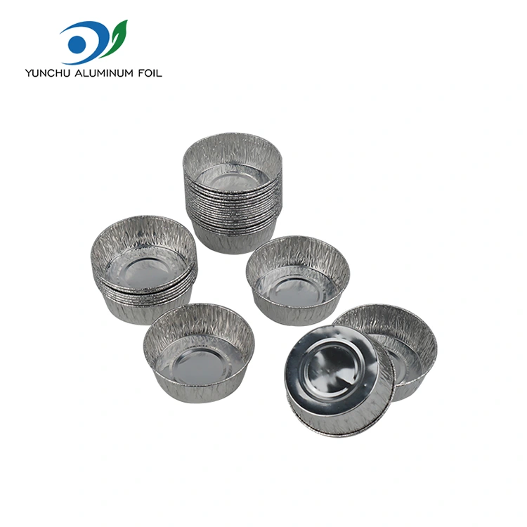 Cake Baking Cup Silver Aluminum Foil Food Container