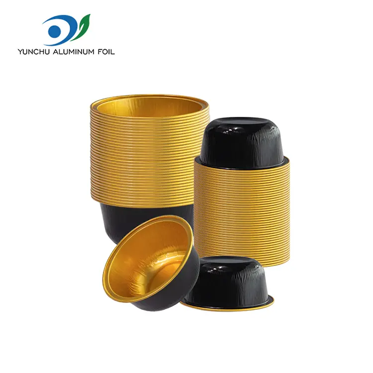 Kulay na Round Roast Smoothwall Aluminum Foil Container