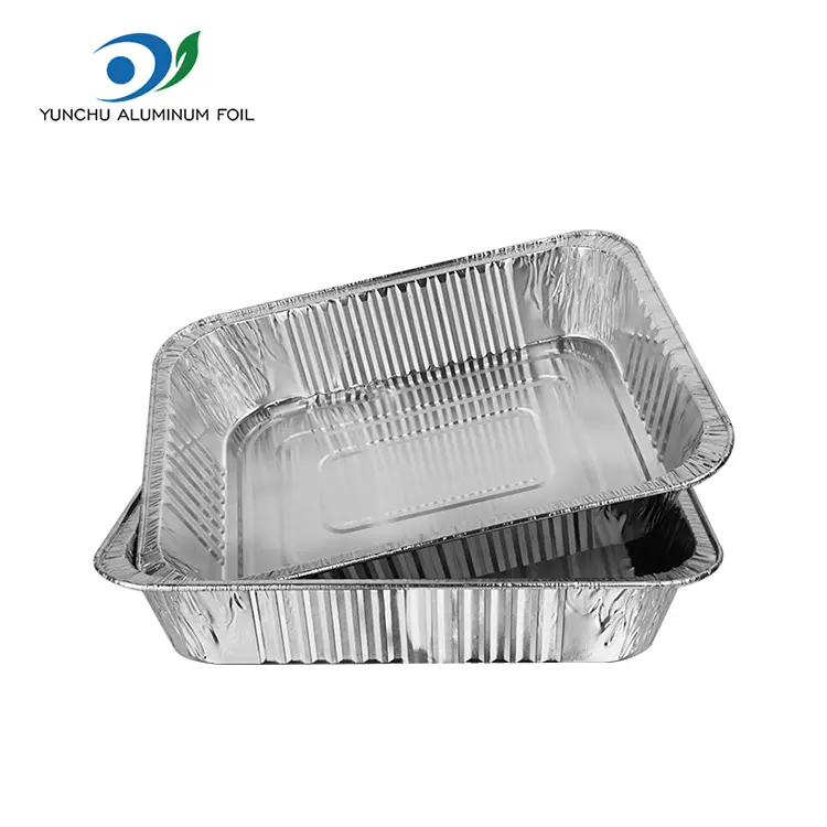 Disposable barbecue takeaway pilak aluminyo foil container
