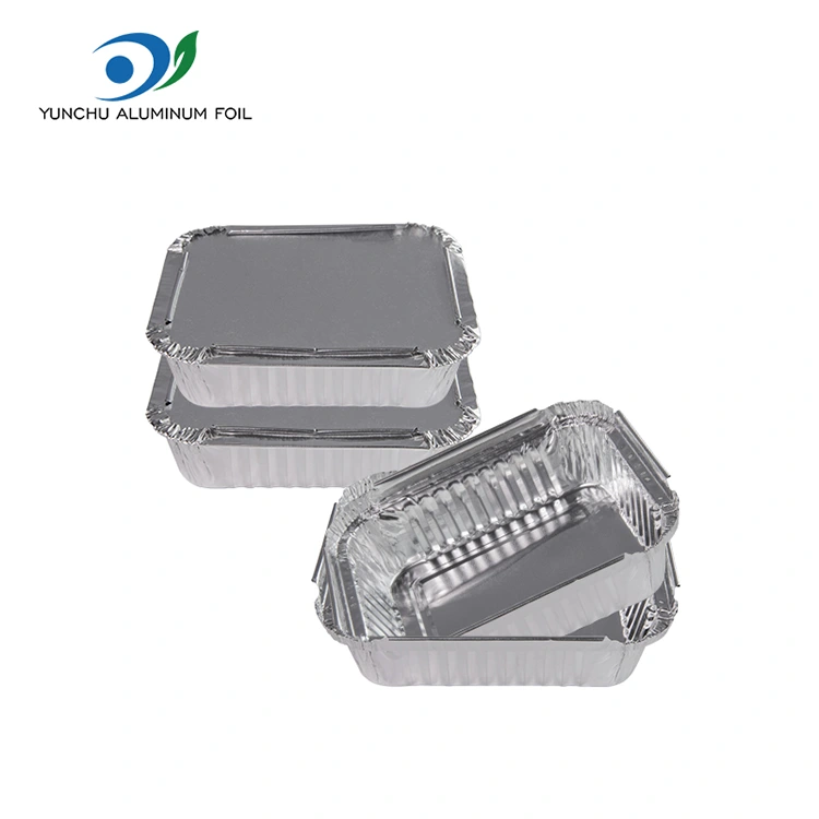 Disposable foil box barbecue pilak aluminyo foil container