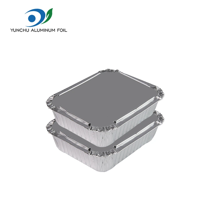 Disposable foil box barbecue pilak aluminyo foil container