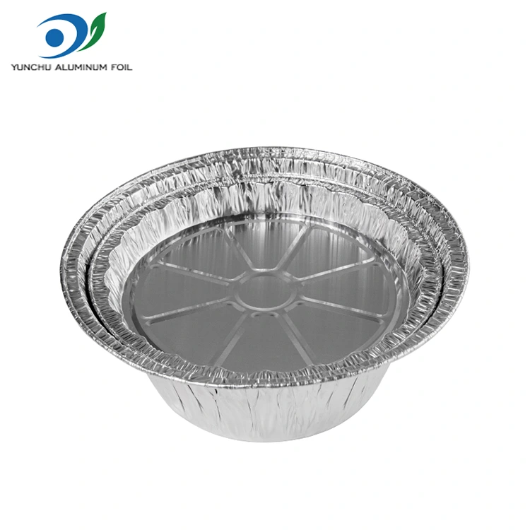 Disposable gratin takeaway pilak aluminyo foil container