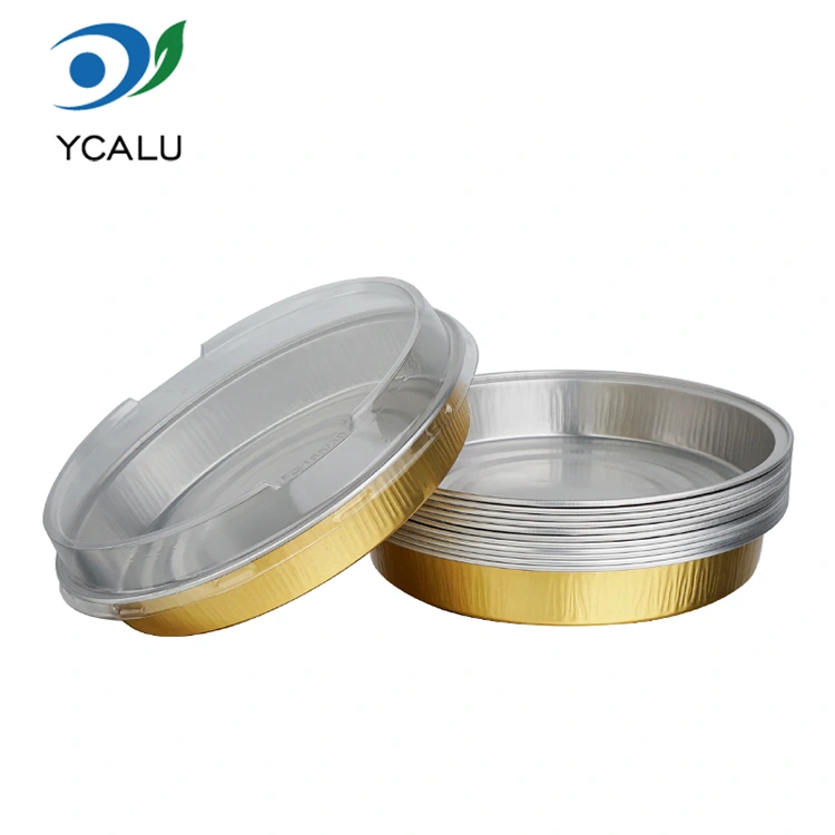 Disposable pizza pan baking Round Aluminum Foil Container