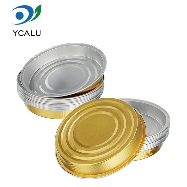 Disposable pizza pan baking Round Aluminum Foil Container