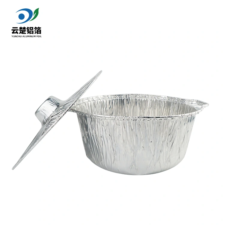 Disposable Portable Hot Pot Pots at Pans Silver Aluminum Foil Container