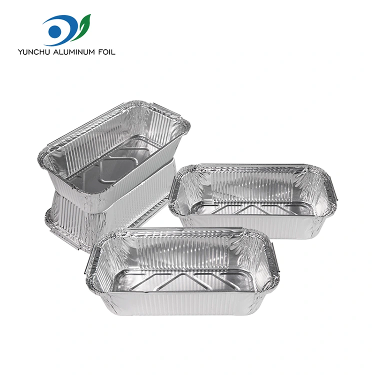 Disposable Rectangular Baking Silver Aluminum Foil Container Disposable Rectangular Baking Silver Aluminum Foil Container