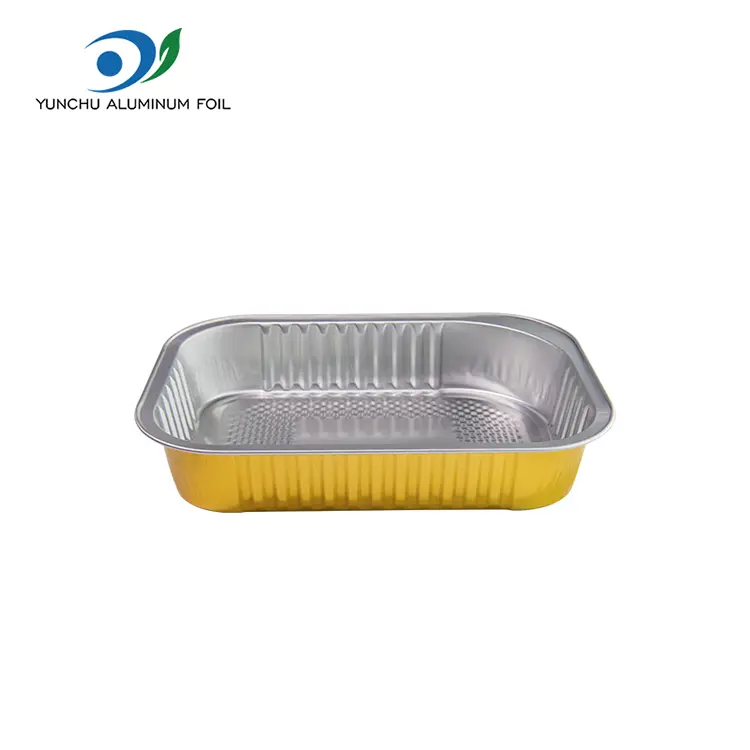 Disposable Rectangular Dining Aluminum Foil Container