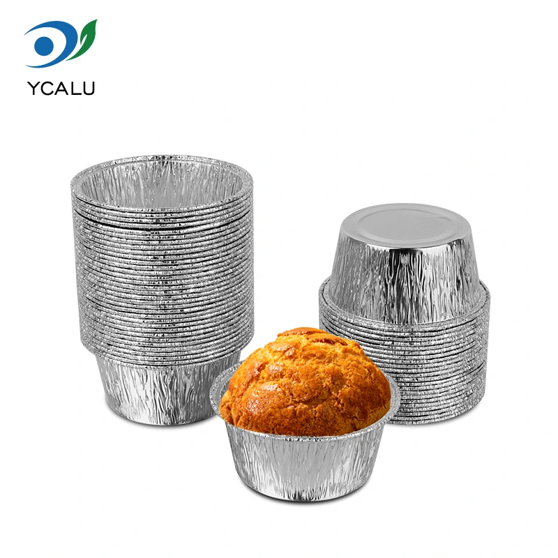 Disposable round cake tray pilak aluminyo foil container