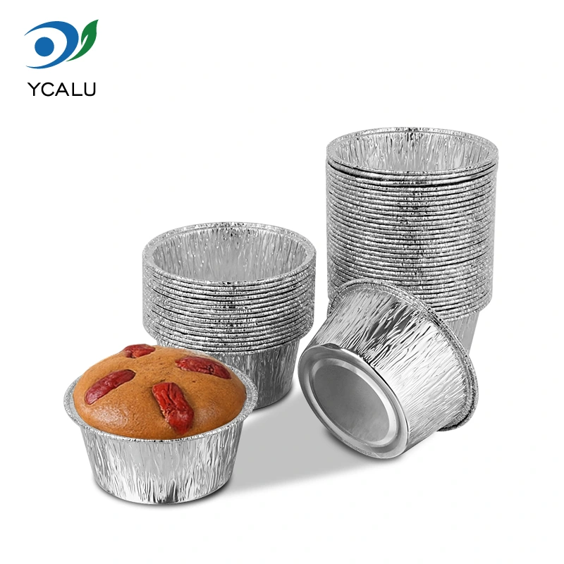 Disposable round cake tray pilak aluminyo foil container