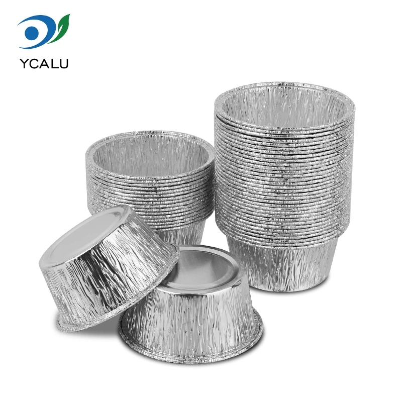 Disposable round cake tray pilak aluminyo foil container