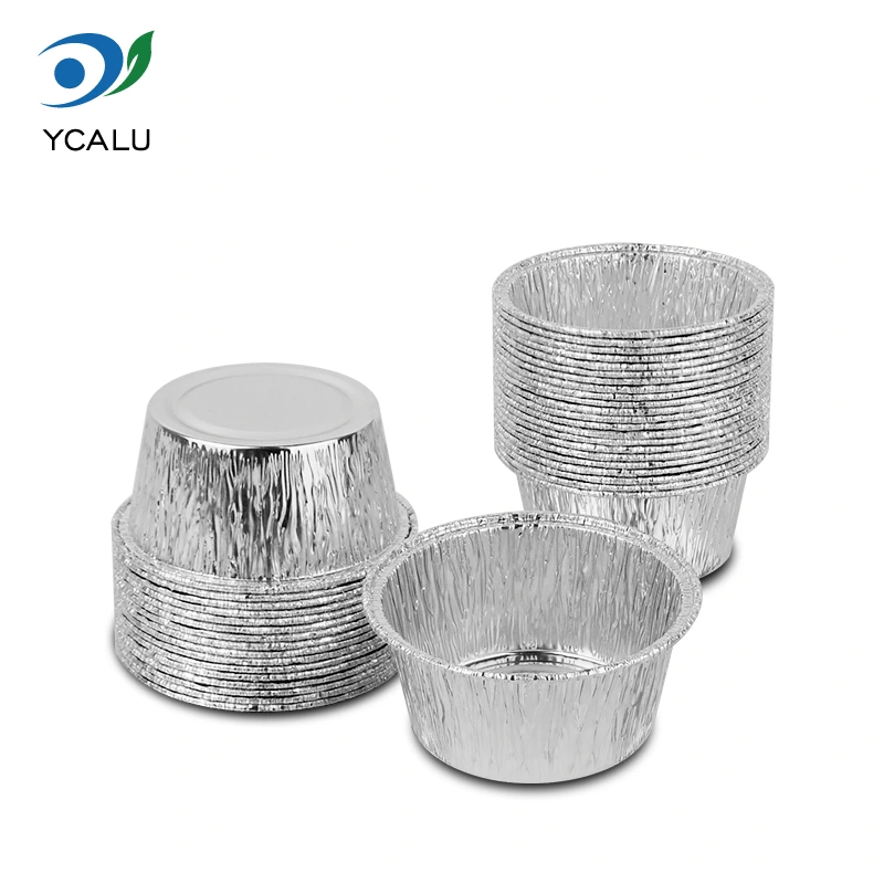 Disposable round cake tray pilak aluminyo foil container
