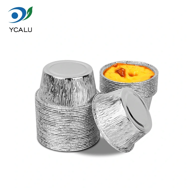 Disposable round cake tray pilak aluminyo foil container