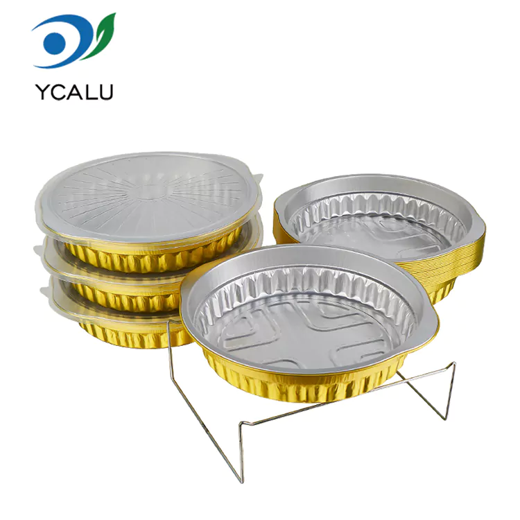 Disposable round catering takeaway Aluminum Foil Container