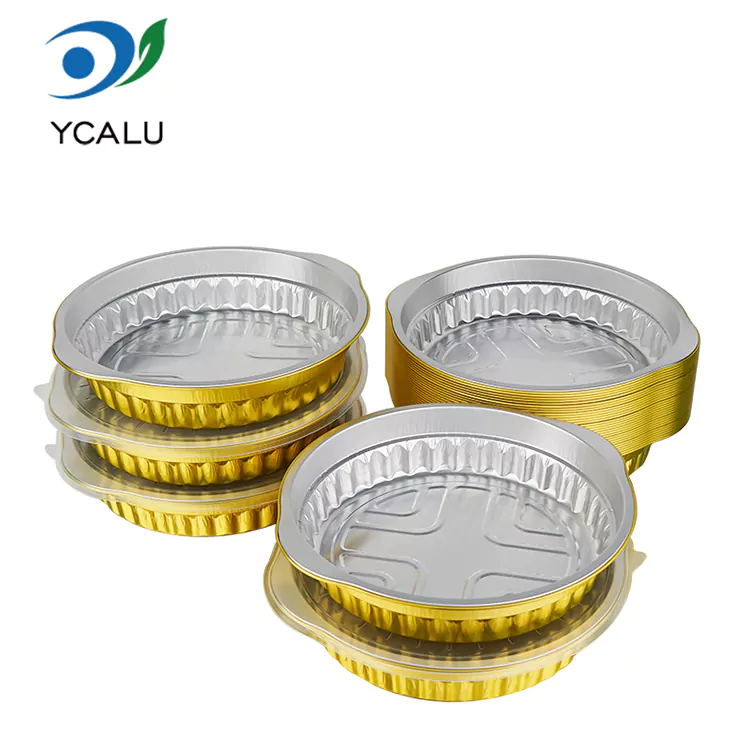 Disposable round catering takeaway Aluminum Foil Container