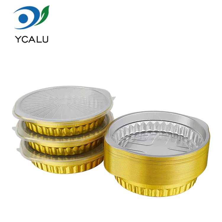 Disposable round catering takeaway Aluminum Foil Container