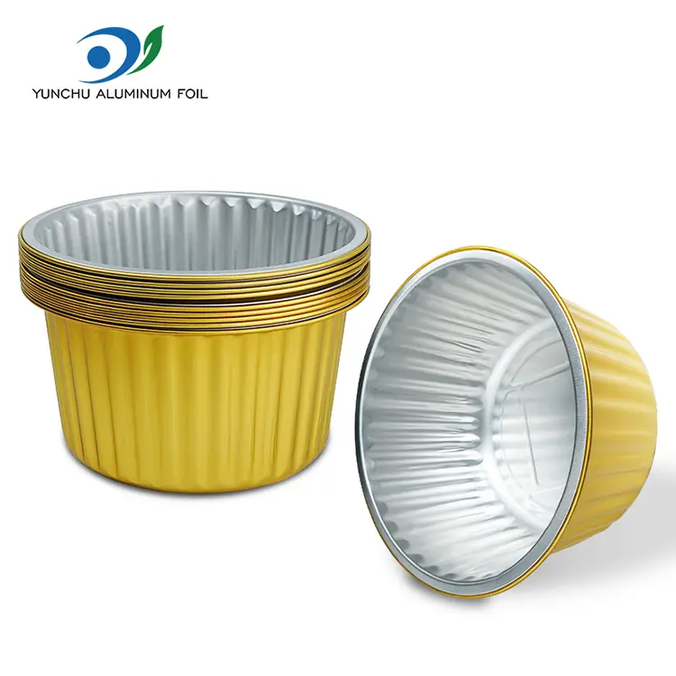 Disposable Sealed Takeaway Gold Aluminum Foil Container