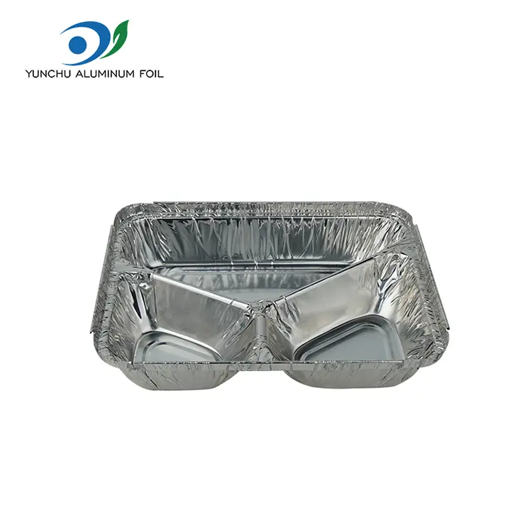 Mga Disposable Silver Aluminum Foil Food Container Para sa Catering At Takeout Mga Disposable Silver Aluminum Foil Food Container Para sa Catering At Takeout