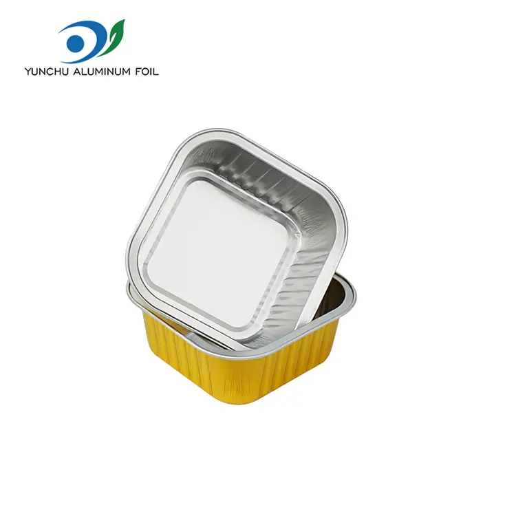 Mga Disposable Square Foil Cake Baking Cup