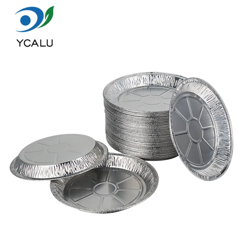 Eco-Friendly Air Fryer Oven Silver Aluminum Foil Lalagyan ng Pagkain