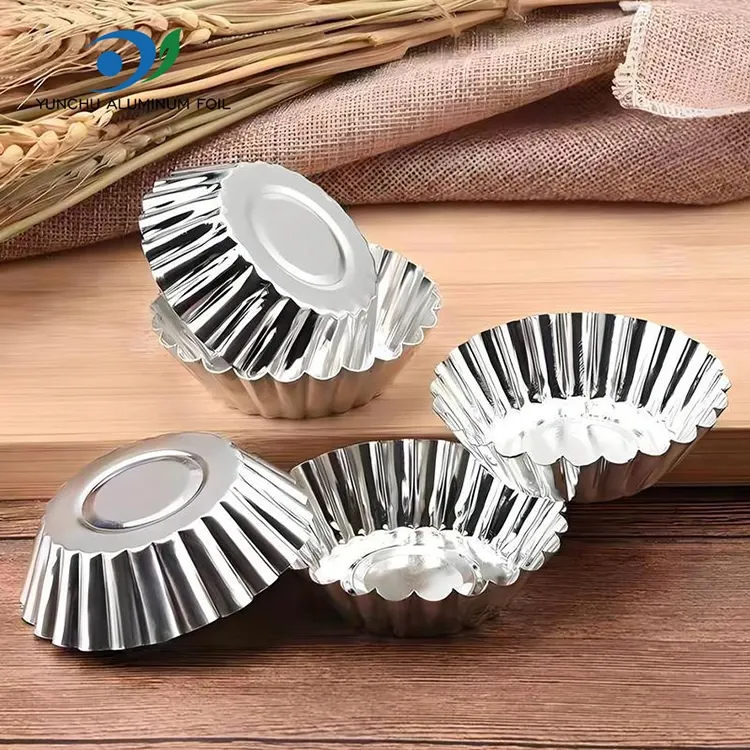 Egg Tart Toast Baking Silver Aluminum Foil Food Container