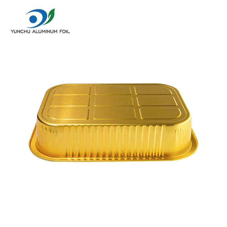 Heavy Duty Aluminum Food Container Para sa Takeout At Paghahatid ng Pagkain