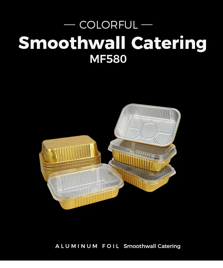 Disposable barbecue takeaway Aluminum Foil Containers