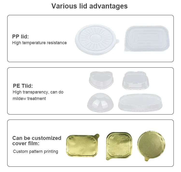 Disposable barbecue trays Golden Round Aluminum Foil Containers