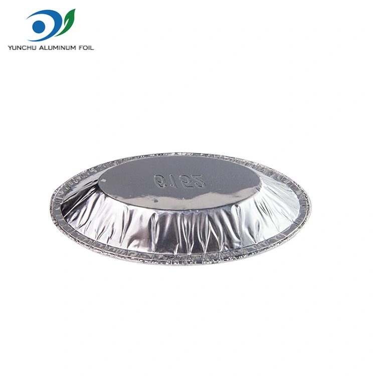 Oval egg tart pilak aluminyo foil container