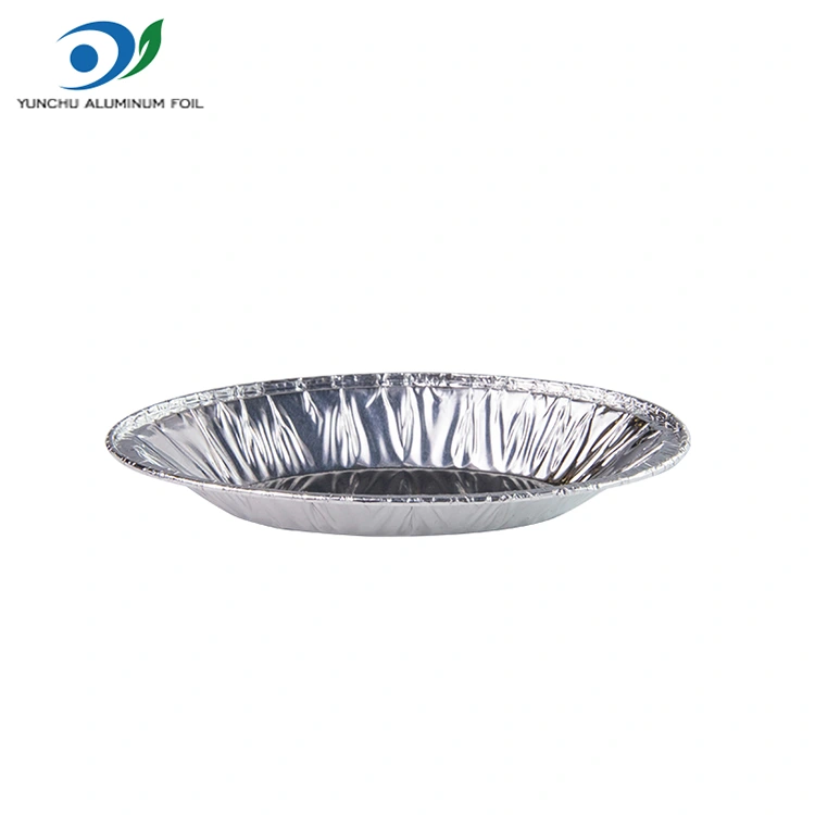 Oval egg tart pilak aluminyo foil container