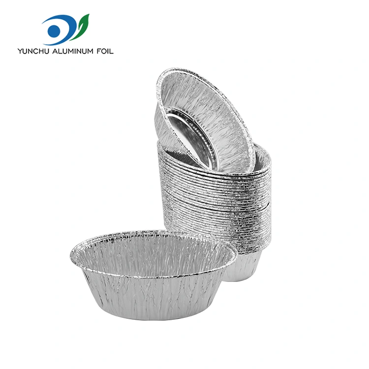 Oval steamed cake pilak aluminyo foil food container