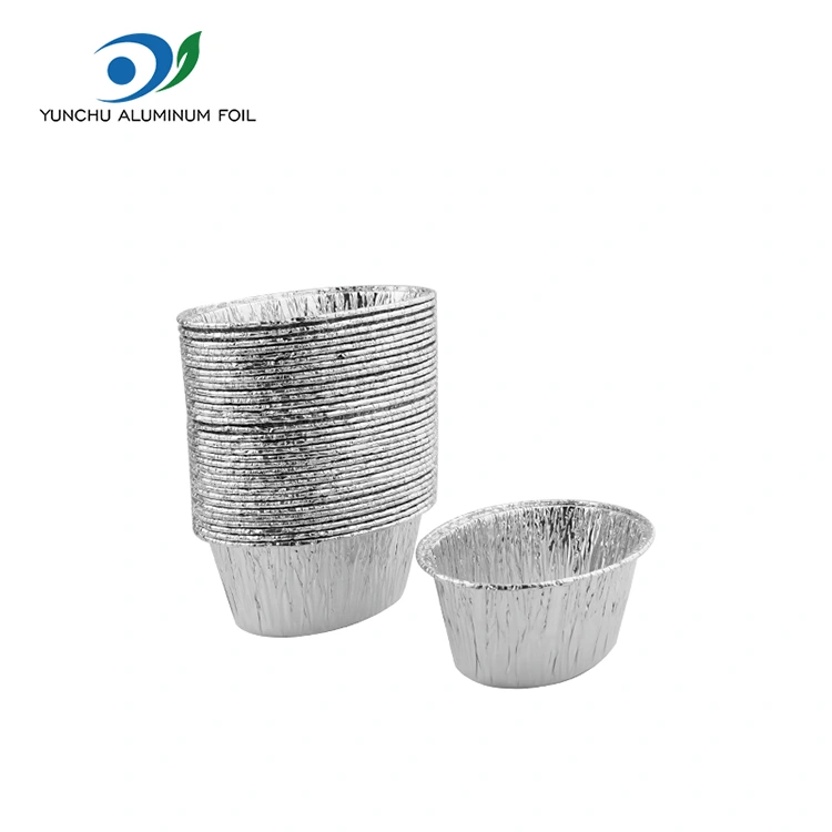 Oval steamed cake pilak aluminyo foil food container