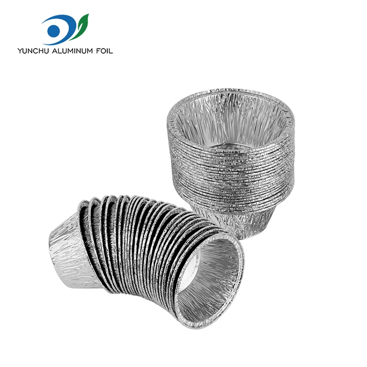 Round bake cake pilak aluminyo foil food container