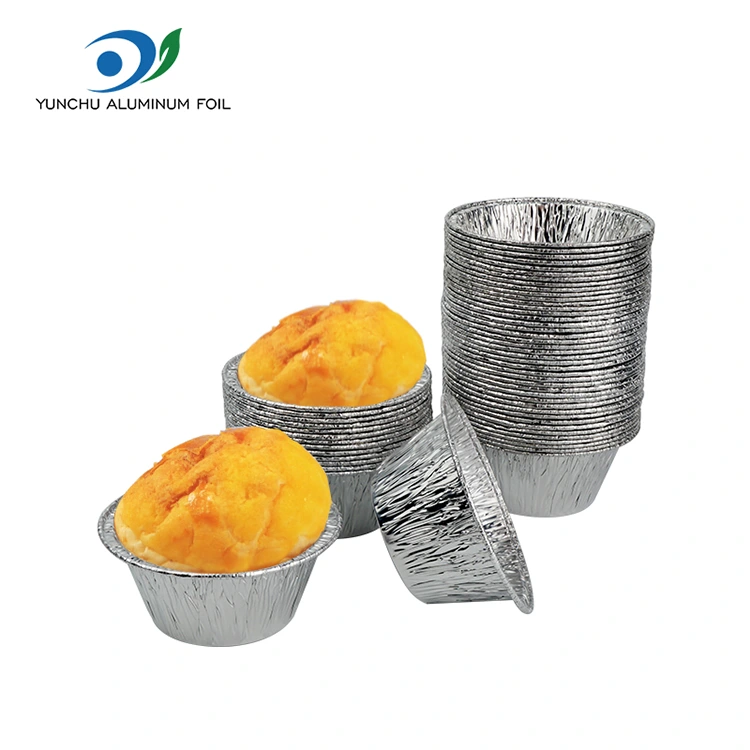 Round bake cake pilak aluminyo foil food container