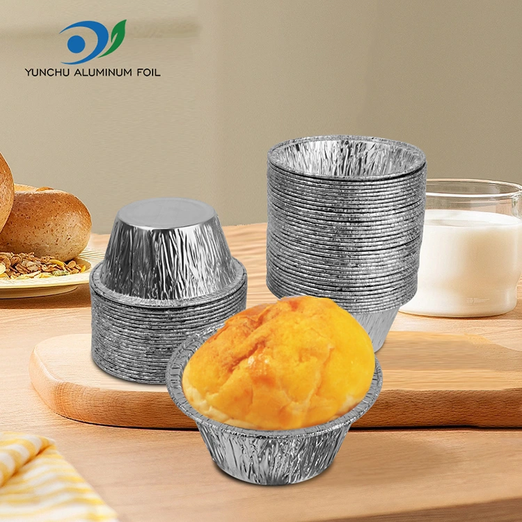 Round bake cake pilak aluminyo foil food container