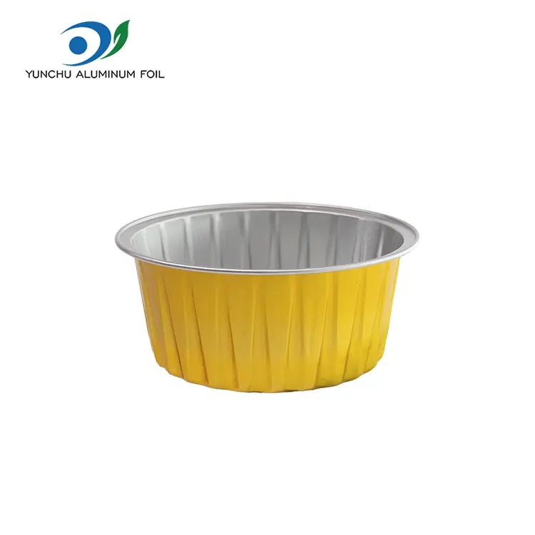 Round Baked Cakes Smoothwall Aluminum Foil Container