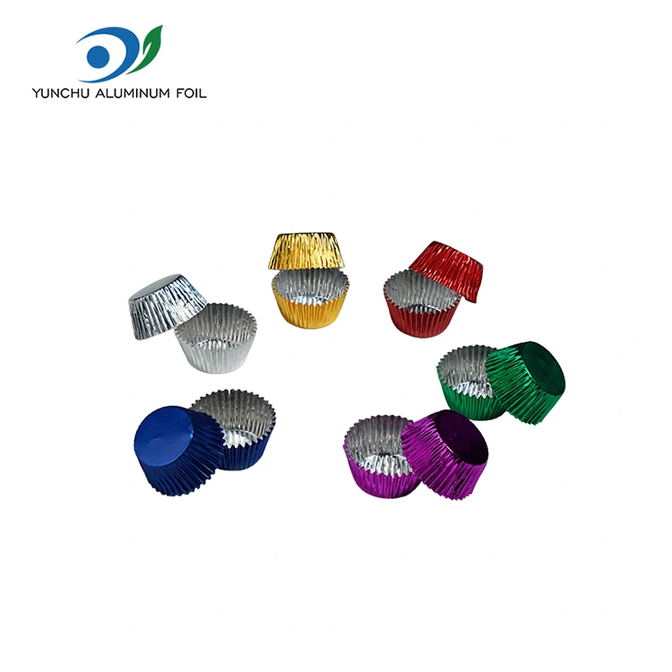Round Small Package Baking Silver Aluminum Foil Food Container