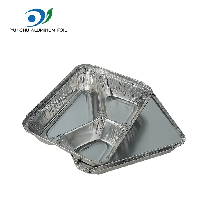 Espesyal na Hugis na Aluminum Foil Takeaway Container Para sa Food Packaging