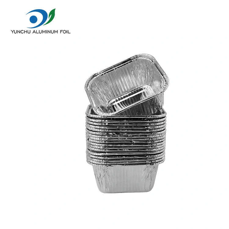 Square baking sheet air fryer pilak aluminyo foil container