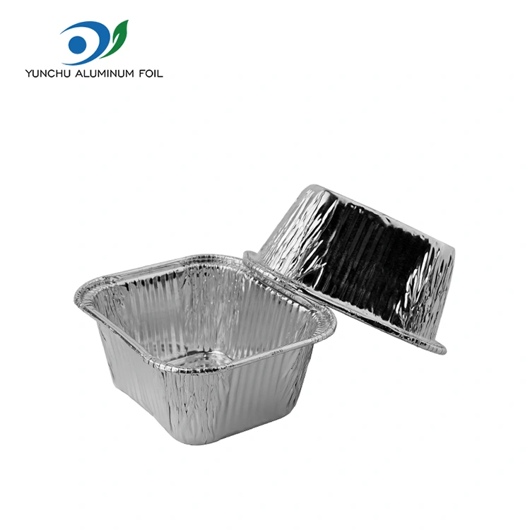 Square baking sheet air fryer pilak aluminyo foil container