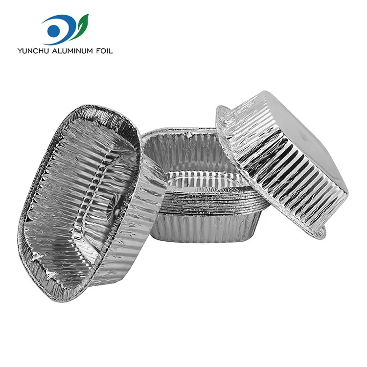 Square Silver Takeaway Packing Aluminum Foil Container