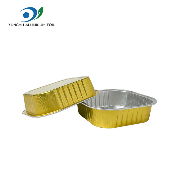 Square smoothwall aluminyo foil container