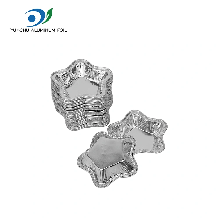 Aluminyo na aluminyo foil tart tasa para sa baking aluminyo foil food container