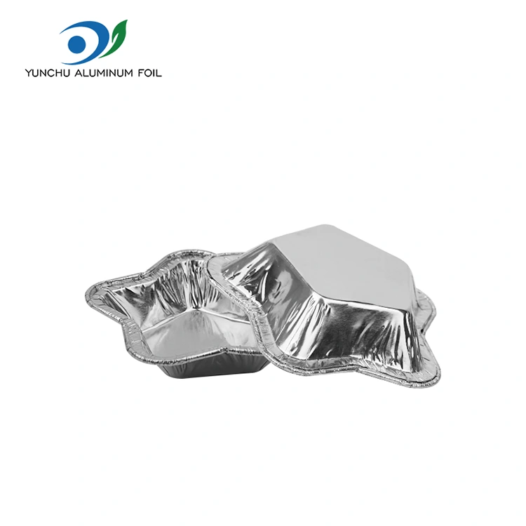 Aluminyo na aluminyo foil tart tasa para sa baking aluminyo foil food container