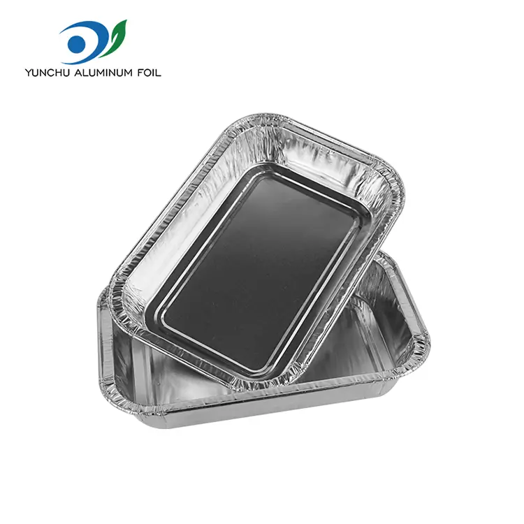 Wrinkle-free thickening airline aluminyo foil container